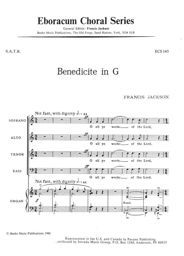 Benedicite In G